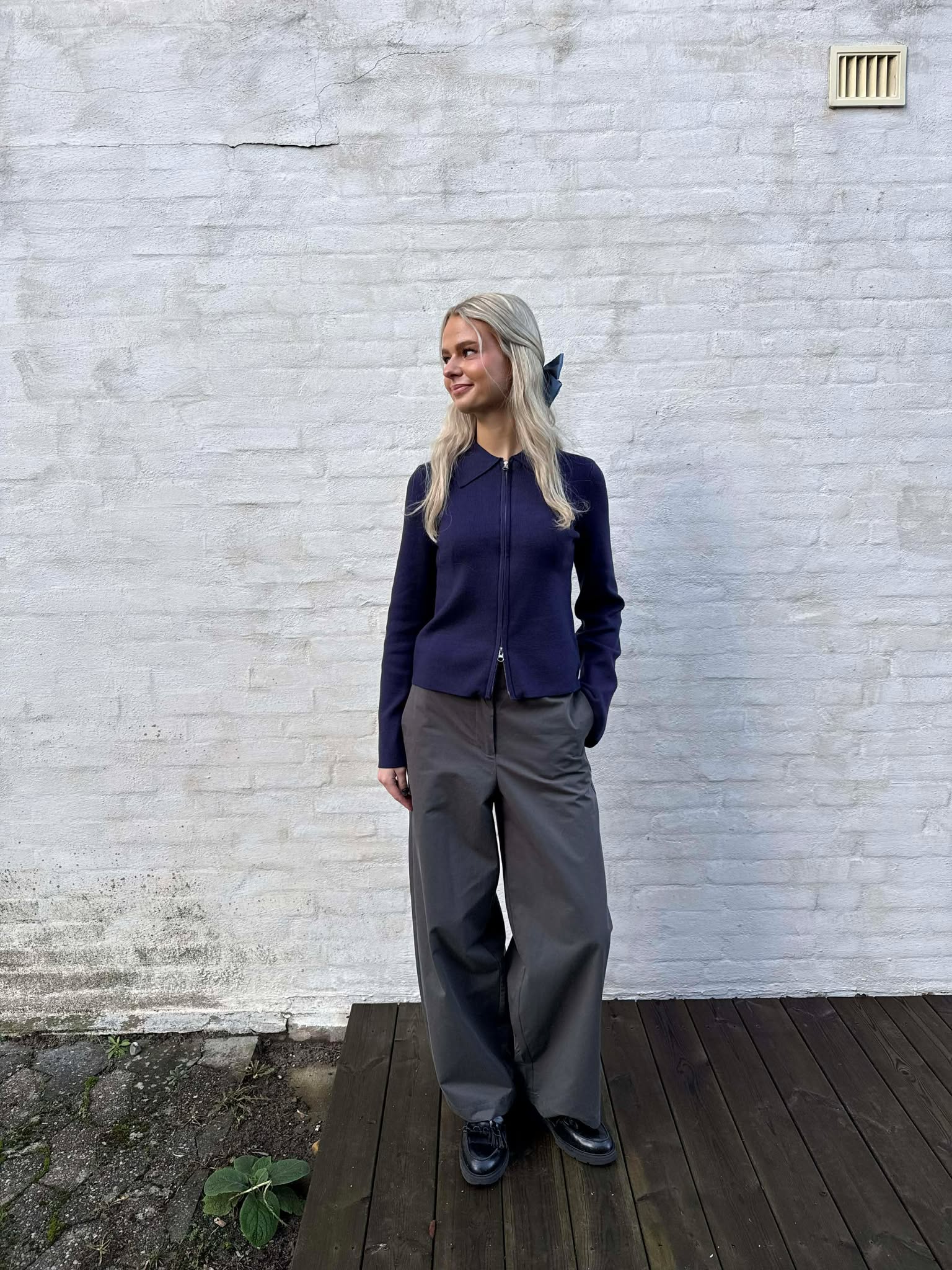 AWHANNA Knit Cardigan - Eclipse